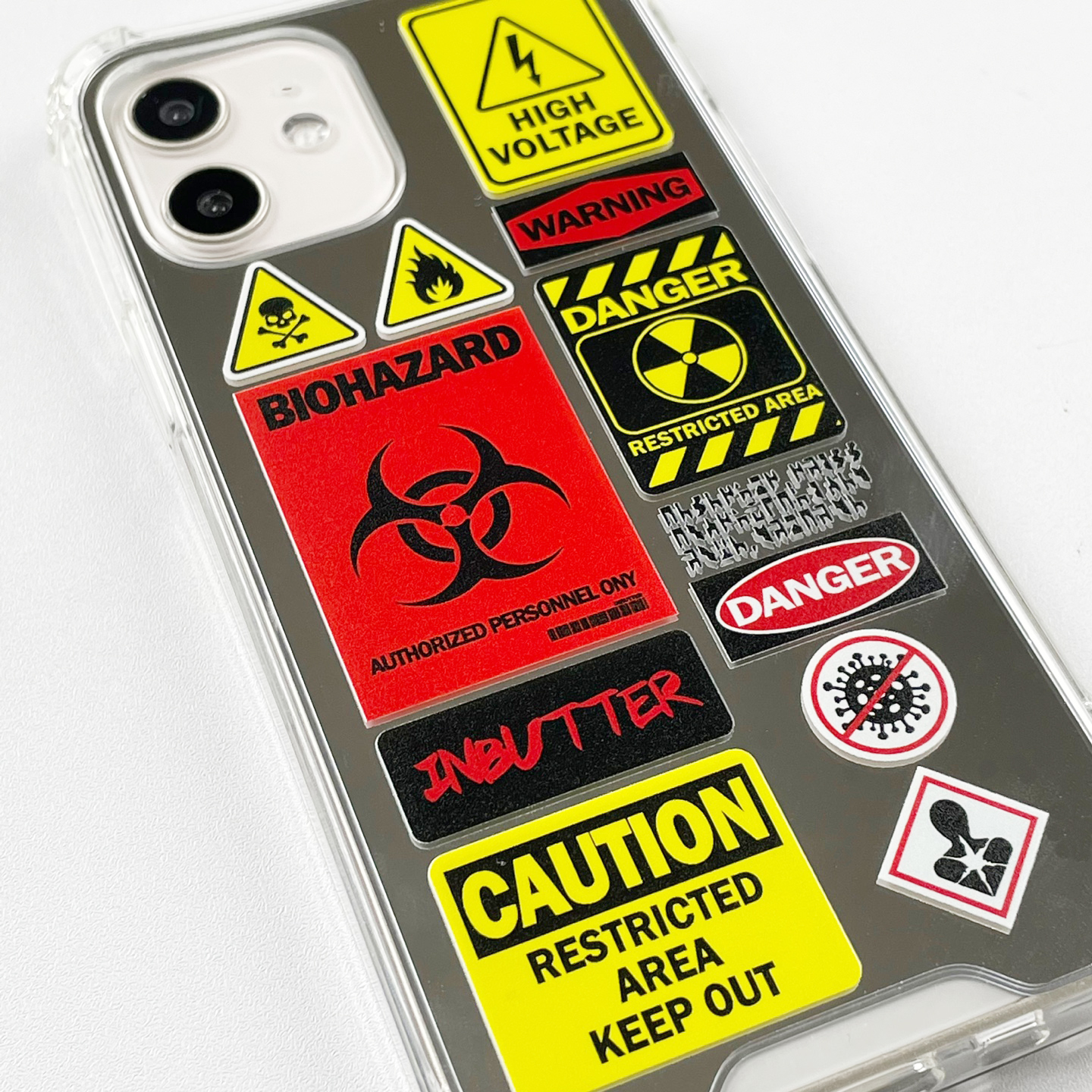 DANGER iPhone ミラーケース